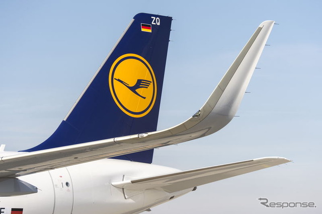 シャークレット装備のA320