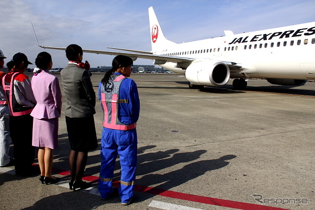 JAL ひなまつりフライト(2013年3月3日 羽田空港)