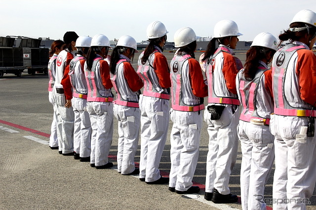 JAL ひなまつりフライト(2013年3月3日 羽田空港)