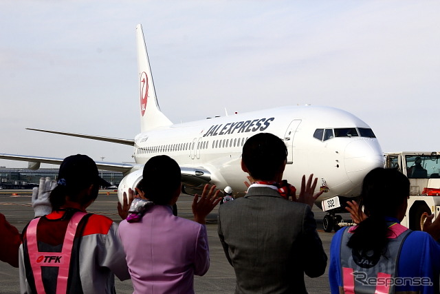 JAL ひなまつりフライト(2013年3月3日 羽田空港)