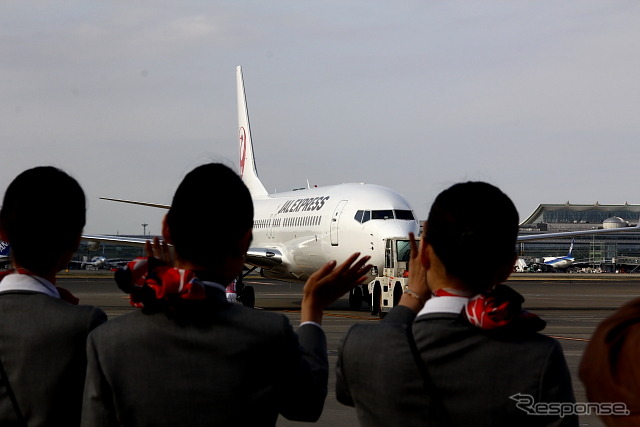 JAL ひなまつりフライト(2013年3月3日 羽田空港)