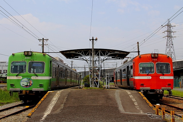 岳南鉄道　岳南江尾駅
