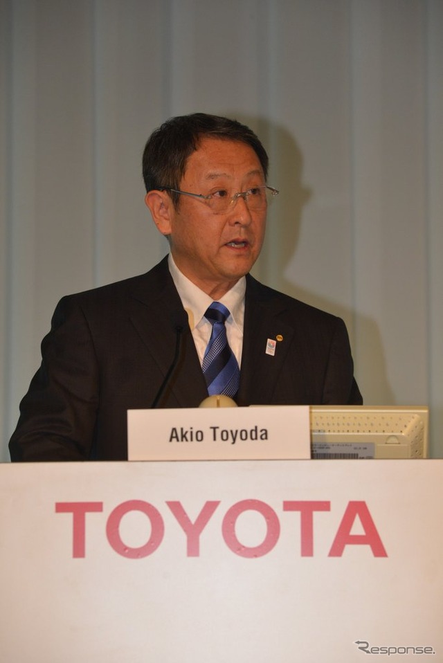 トヨタ新体制会見
