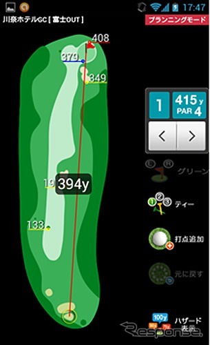 ゴルファー向けアプリ「GOLFな日（ゴルフナビ）」