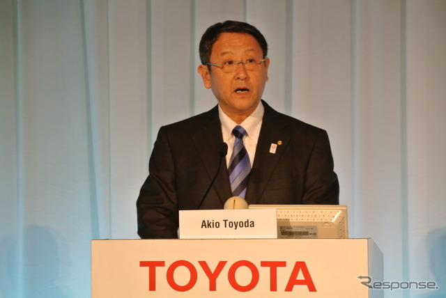 トヨタ新体制発表会見
