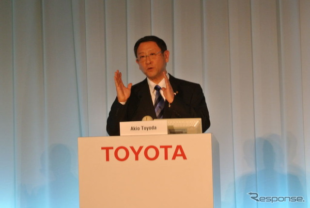 トヨタ新体制発表会見
