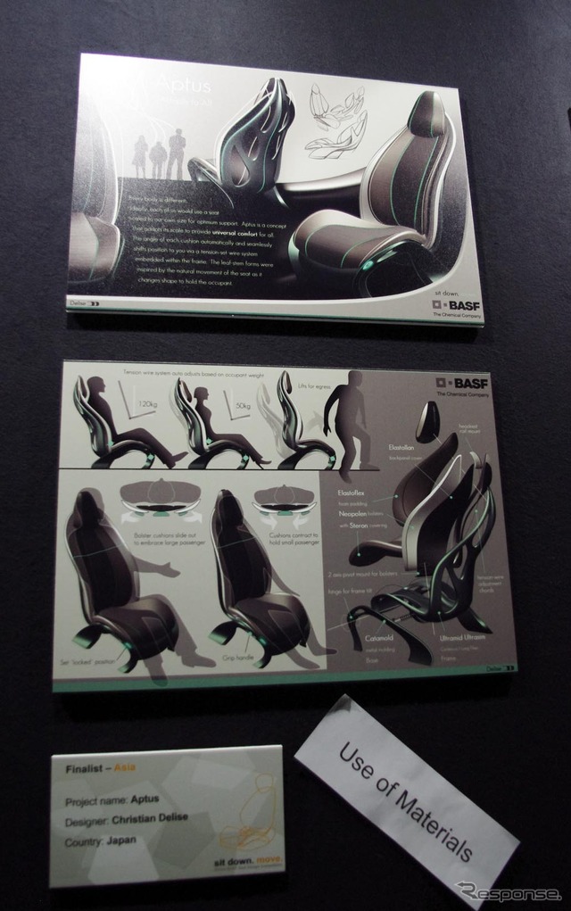 自動車シートデザインコンテスト sit down. move
