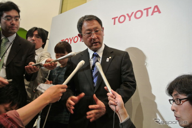 トヨタ自動車・豊田章男社長