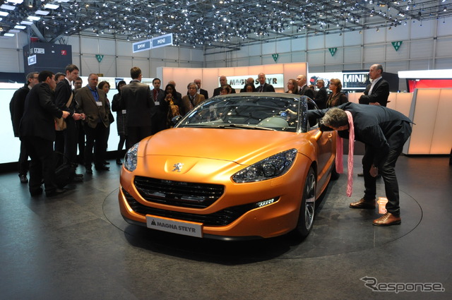【ジュネーブモーターショー13】マグナシュタイヤー×プジョーRCZ…欧州を代表する製造業者の存在感［詳細画像］