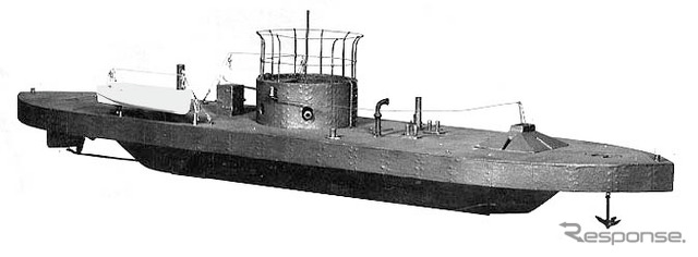 USSモニターの3D復元モデル