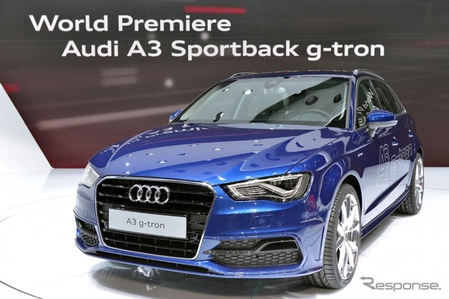 新型アウディ A3 スポーツバック gトロン(ジュネーブモーターショー13)