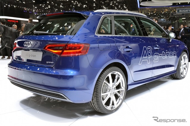 新型アウディ A3 スポーツバック gトロン(ジュネーブモーターショー13)