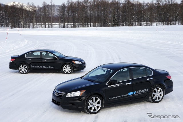 インスパイア ベースのスポーツ・ハイブリッド SH-AWD 試作車