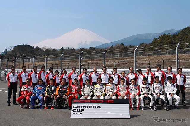 ポルシェ カレラカップ ジャパン2013　合同テスト