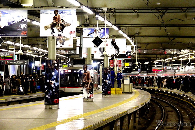 2013年3月15日までの東横線渋谷~代官山間(地上区間)