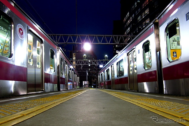 2013年3月15日までの東横線渋谷~代官山間(地上区間)