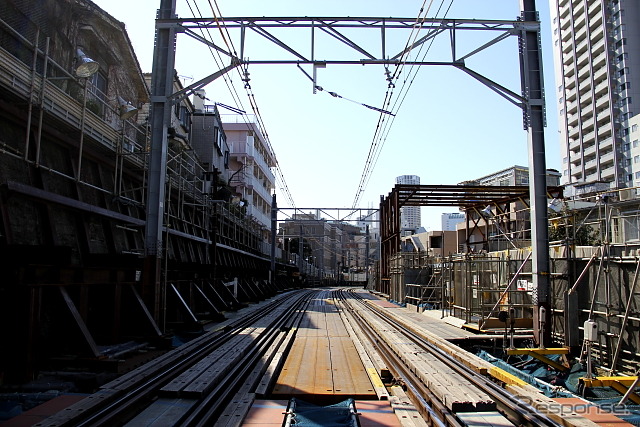 2013年3月15日までの東横線渋谷~代官山間(地上区間)
