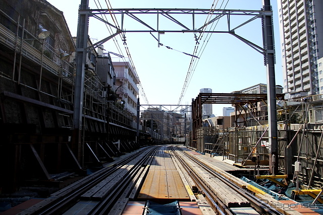 2013年3月15日までの東横線渋谷～代官山間（地上区間）