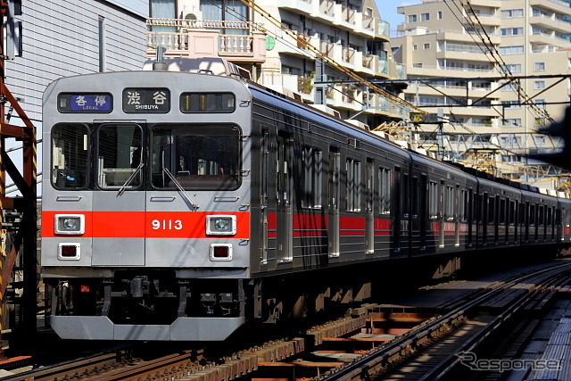 2013年3月15日までの東横線渋谷~代官山間(地上区間)