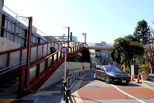 2013年3月15日までの東横線渋谷～代官山間（地上区間）