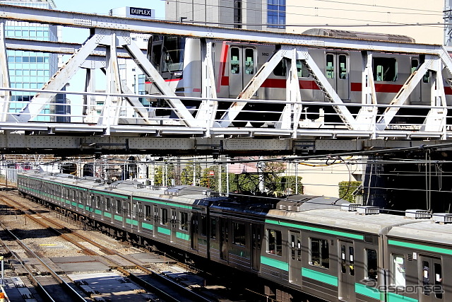 2013年3月15日までの東横線渋谷~代官山間(地上区間)