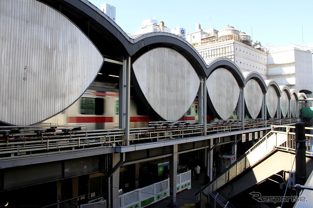 2013年3月15日までの東横線渋谷～代官山間（地上区間）