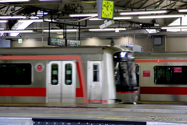 2013年3月15日までの東横線渋谷~代官山間(地上区間)