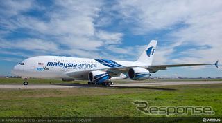 エアバスA380をマレーシア航空へ引き渡し
