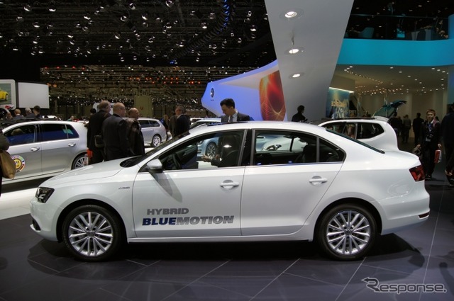 【ジュネーブモーターショー13】VW ジェッタ ハイブリッド、欧州初公開…ガソリンハイブリッドにも注力