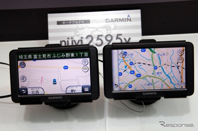 VICS対応で3年間地図更新無料のPND、GARMIN「nuvi 2595V」