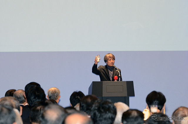 副都心線・東横線相直記念式典での安藤忠雄氏