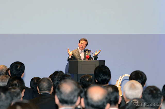副都心線・東横線相直記念式典での猪瀬都知事