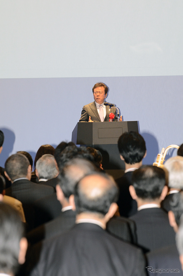 副都心線・東横線相直記念式典での猪瀬都知事