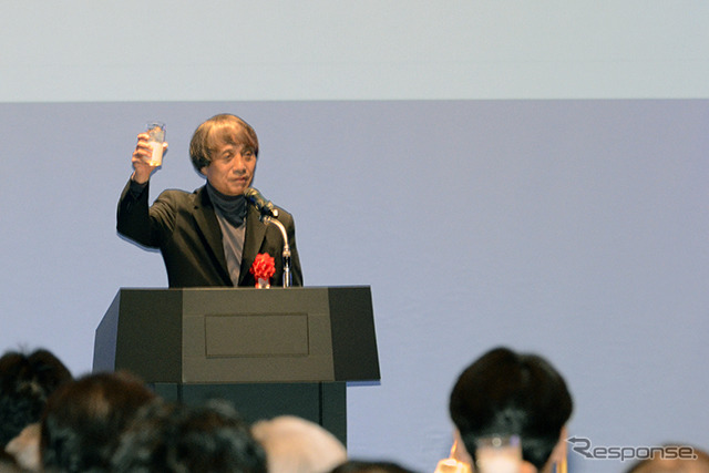 副都心線・東横線相直記念式典での安藤忠雄氏