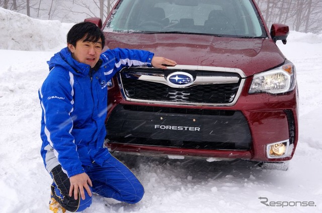 スバル フォレスター 新搭載の X-MODEを雪上で実力検証