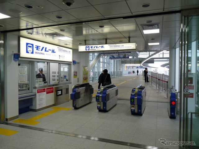 東京モノレール羽田空港線の羽田空港国際線ビル駅。