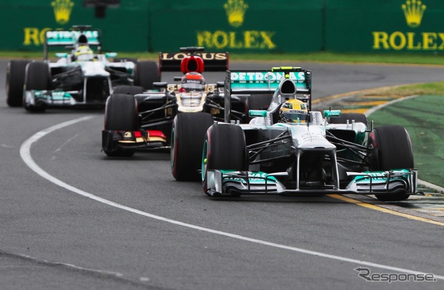 F1 オーストラリアGP 2013のようす