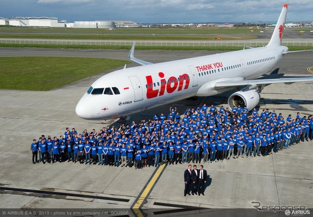 A320 ライオン・エアのチーム