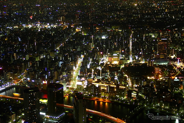 東京スカイツリー 浅草方面