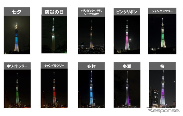 記念ライティング