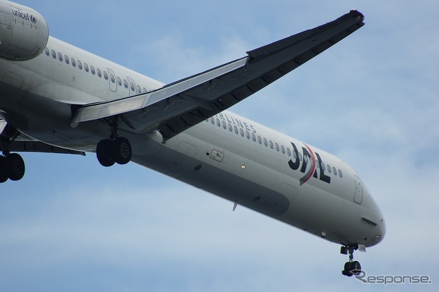 日本航空 マクドネルダグラスMD-90(参考画像)