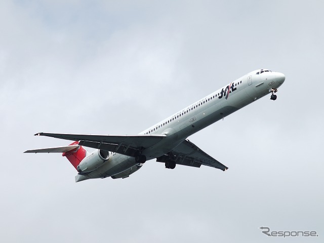 日本航空 マクドネルダグラスMD-90(参考画像)