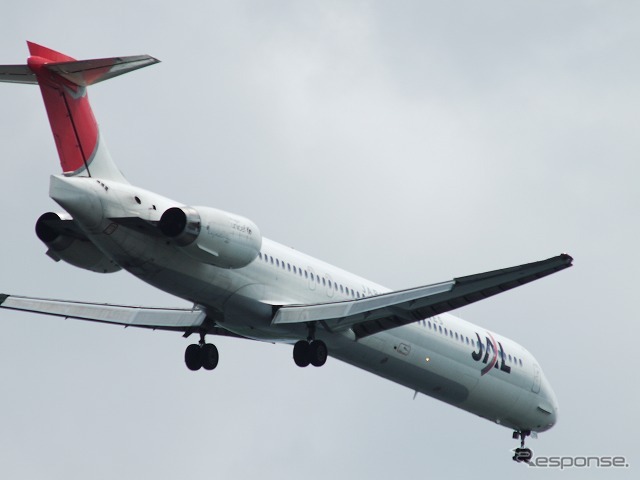 日本航空 マクドネルダグラスMD-90(参考画像)