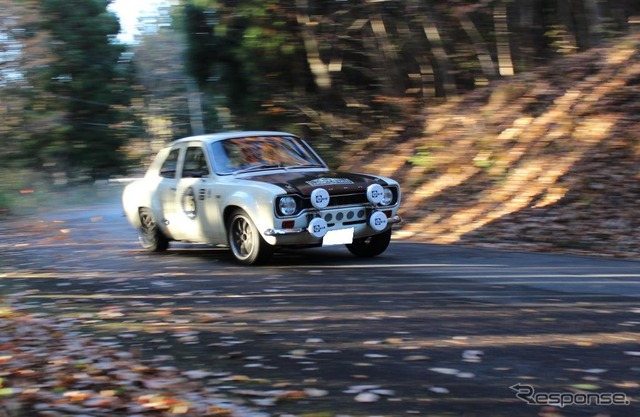 アルペン・クラシックカー・ラリー2012に参加したフォード・エスコートRS