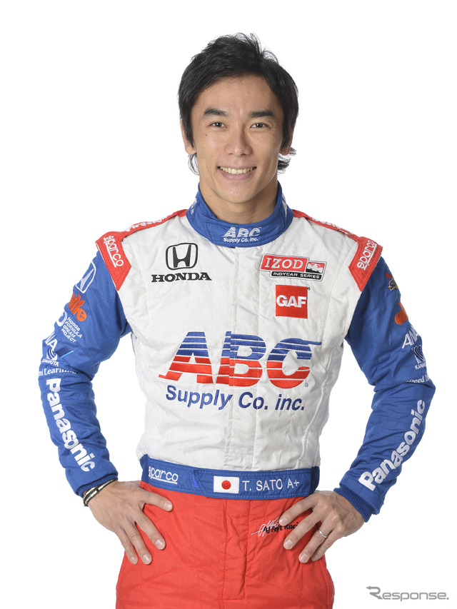 今季はA.J.Foyt Racingで走る佐藤琢磨。写真：Indycar