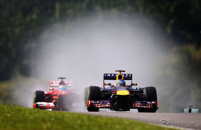 セバスチャン・ベッテル（レッドブル、2013年マレーシアGP）