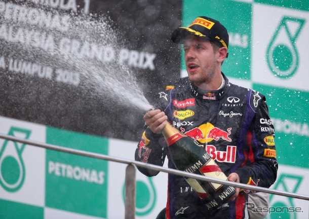 【F1 マレーシアGP】レッドブル勢がワンツーフィニッシュ