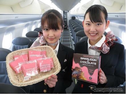 ジェイ・エア、伊丹発、長崎行き便で「皿うどんチョコレート」を提供