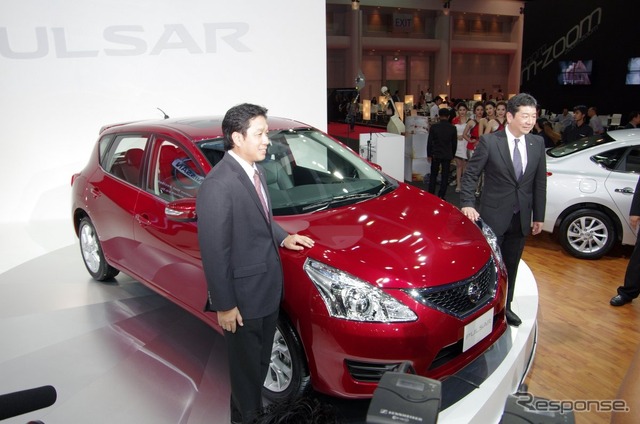 【バンコクモーターショー13】マーチの商品力強化でエコカー市場のシェアアップ狙う日産