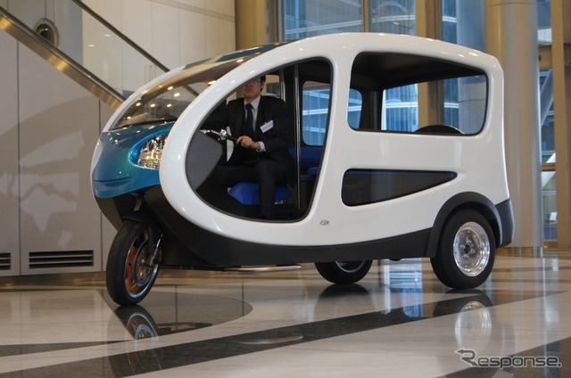 テラモーターズ、新興国向けEV3輪タクシーを公開…年間1万台規模で量産へ